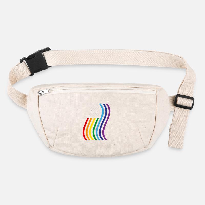 USA Rainbow Flag Stanley/Stella recycled Hip Bag 