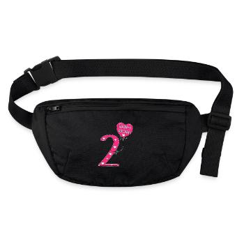 2 anniversaire Happy Birthady - Sac banane recyclé Stanley/Stella - noir - Devant