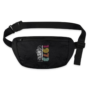 moto vintage - Sac banane recyclé Stanley/Stella - noir - Devant
