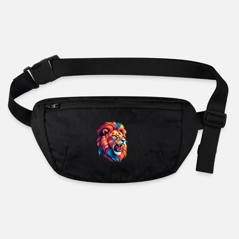 Multicolored Lion Stanley/Stella recycled Hip Bag 