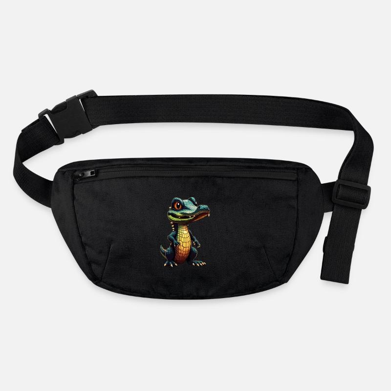 Baby Krokodil Alligator Kroko Stanley/Stella recycelte Gürteltasche