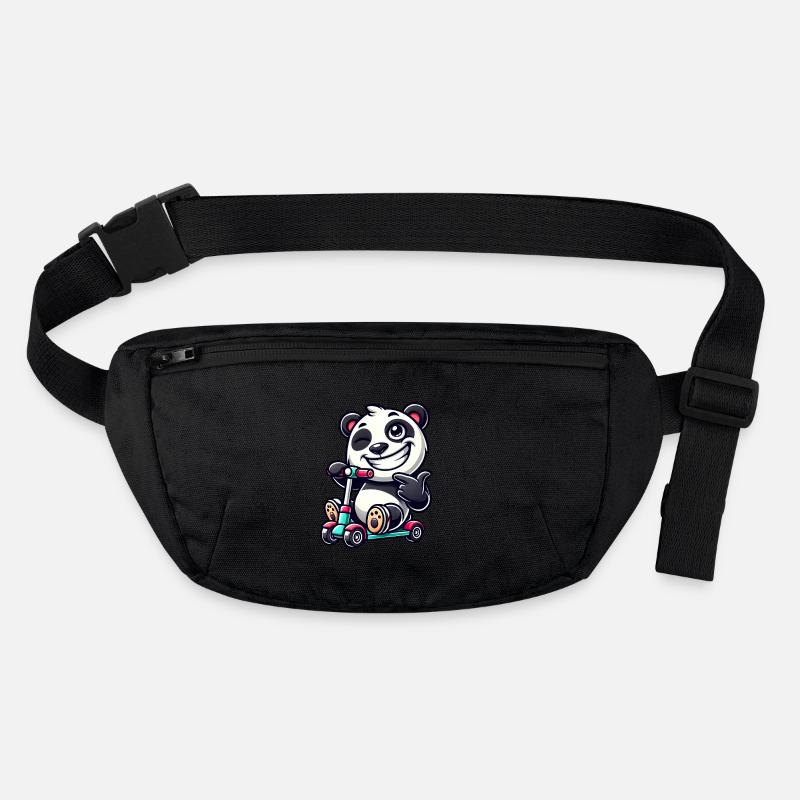 Panda Roller Scooter Cartoon Cool Stanley/Stella recycelte Gürteltasche