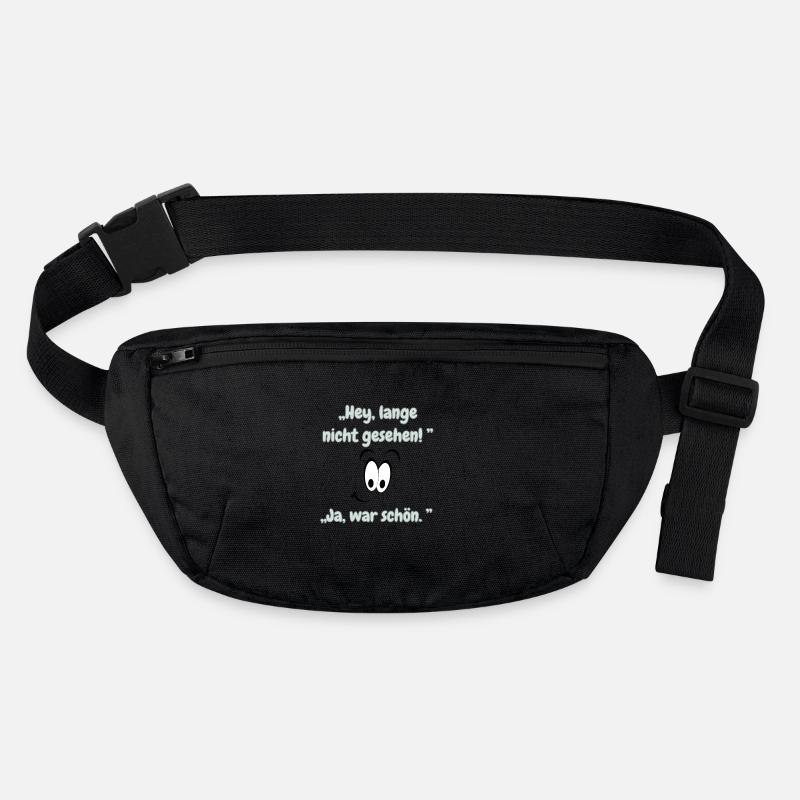 "Long time no see" Stanley/Stella recycled Hip Bag 