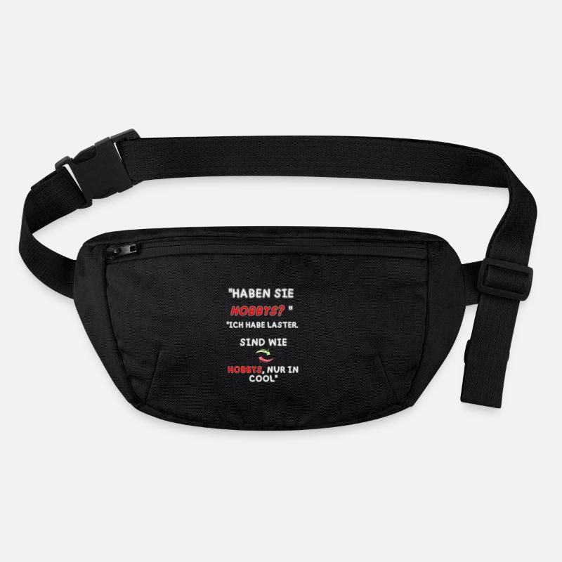"Vices instead of hobbies" Stanley/Stella recycled Hip Bag 