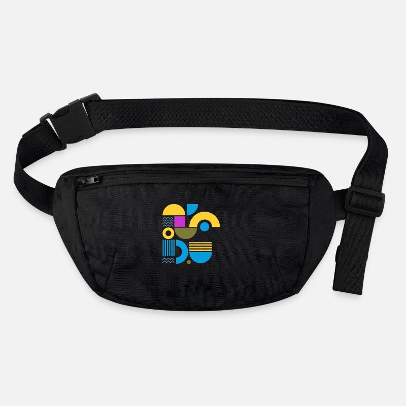 "Modern Look Yellow Blue" Stanley/Stella recycelte Gürteltasche