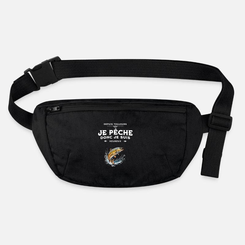 I fish therefore I am happy Stanley/Stella recycled Hip Bag 
