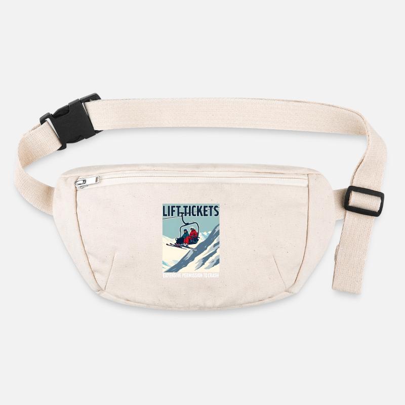 Lift tickets – skiing & fun on the slopes Stanley/Stella recycled Hip Bag 