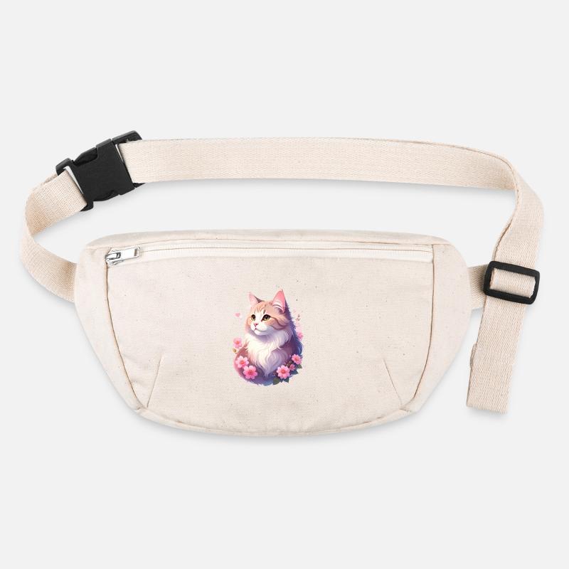 Portrait de chat angora Sac banane recyclé Stanley/Stella