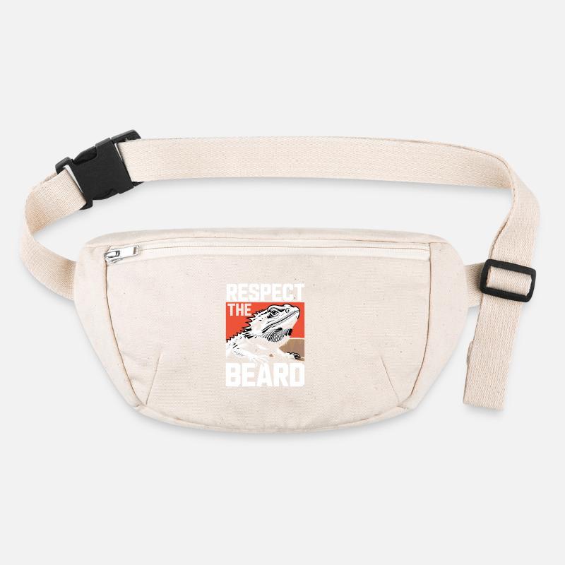 Respect the Beard! Bartagame Reptil Terraristik Stanley/Stella recycelte Gürteltasche