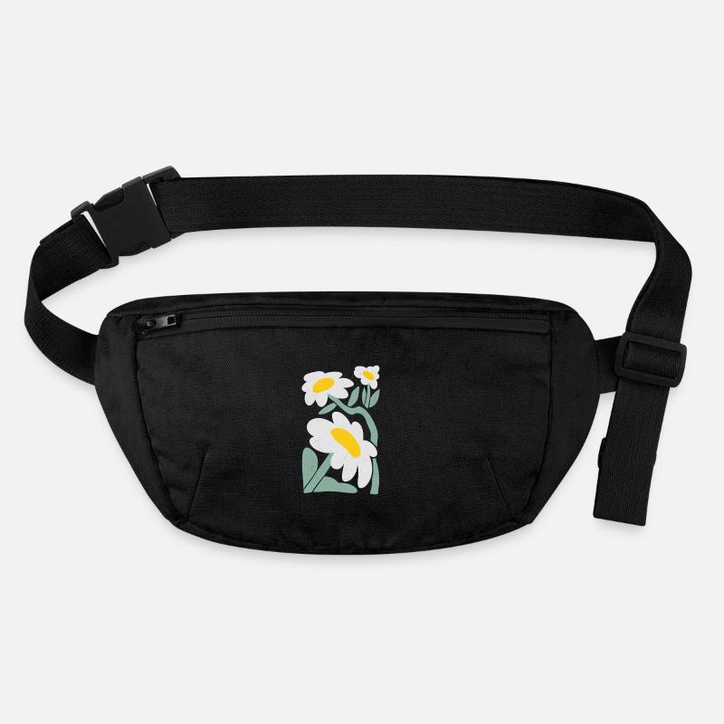 Playful Daisy Illustration Stanley/Stella recycled Hip Bag 