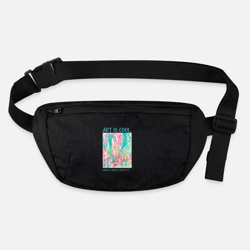 Farbenzauber Chaoskunst Stanley/Stella recycelte Gürteltasche