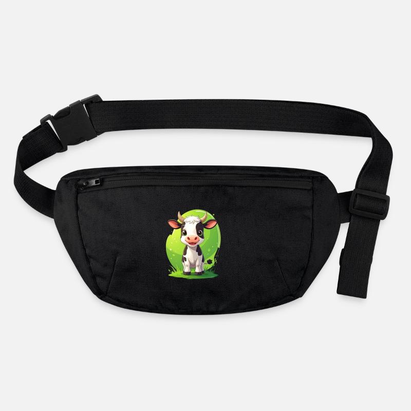 Niedliche Kuh Stanley/Stella recycelte Gürteltasche