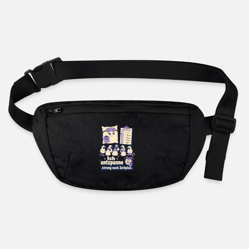 Ich entspanne streng nach Zeitplan Stanley/Stella recycelte Gürteltasche