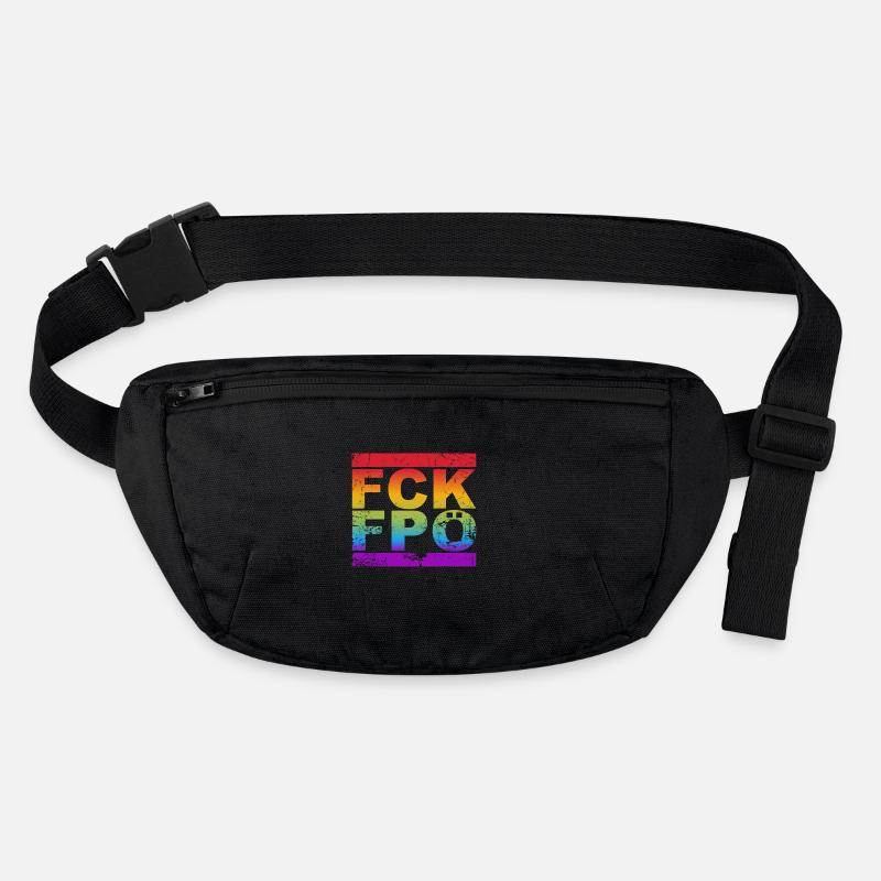 FCK FPÖ - Zeichen setzen gegen Rechts, LGBTQ Stanley/Stella recycelte Gürteltasche