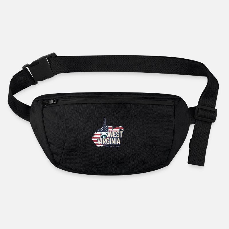 Virginie-Occidentale États-Unis États-Unis Souvenir Sac banane recyclé Stanley/Stella