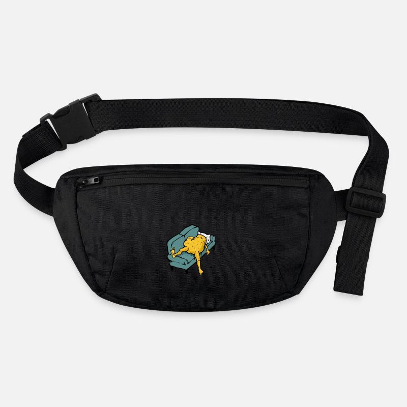 Lazy potato sleeping Stanley/Stella recycled Hip Bag 