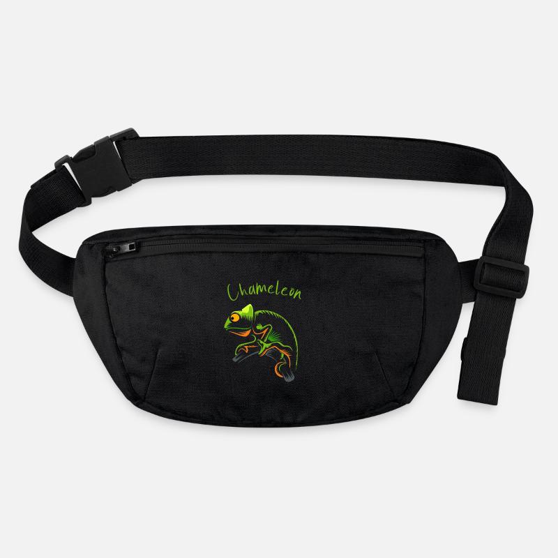 Vivid Chameleon Illustration for Nature Lovers Stanley/Stella recycled Hip Bag 