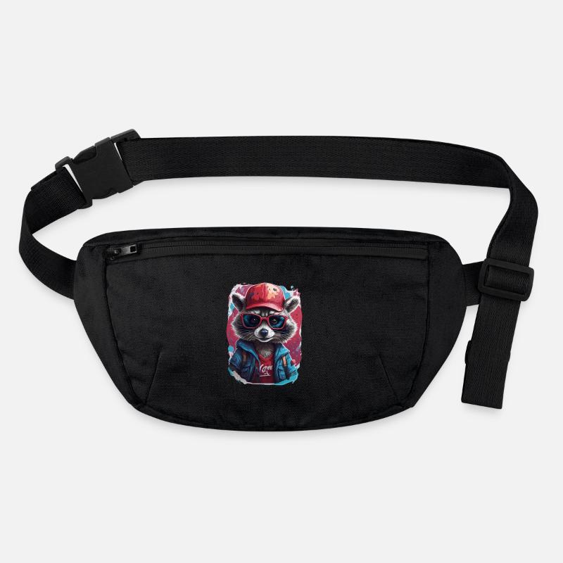 Raccoon Vector Stanley/Stella recycelte Gürteltasche