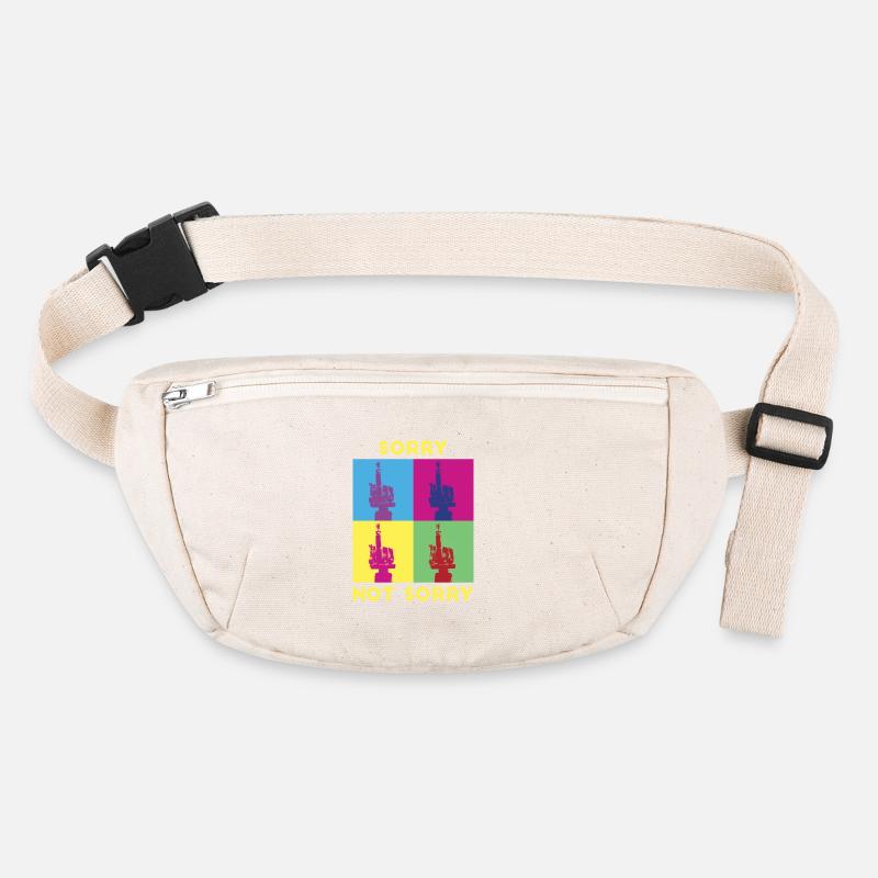 Sorry Not Sorry. Ironisches und Lustiges Design Stanley/Stella recycelte Gürteltasche