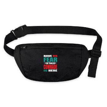 Have no Fear the Comrade is here Outfit - Stanley/Stella recycled Hip Bag  - black - Front