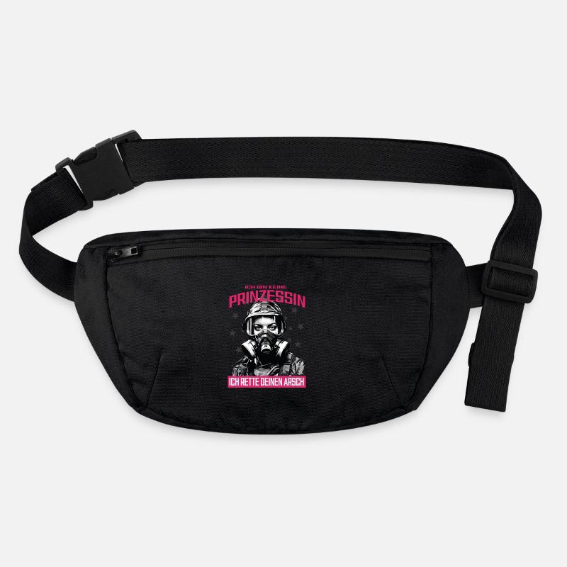 Firefighter Princess T-Shirt Stanley/Stella recycled Hip Bag 