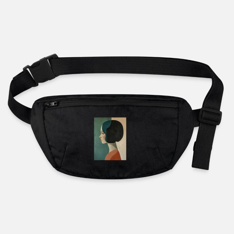 Poster Minimalist Portrait 6 Stanley/Stella recycled Hip Bag 