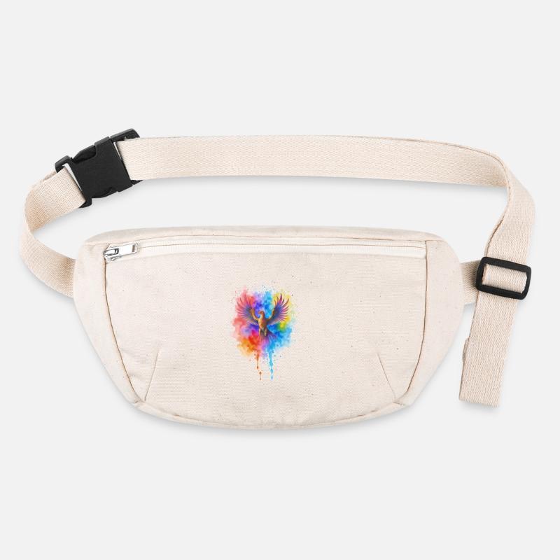 Rushing Watercolor Phoenix Stanley/Stella recycled Hip Bag 
