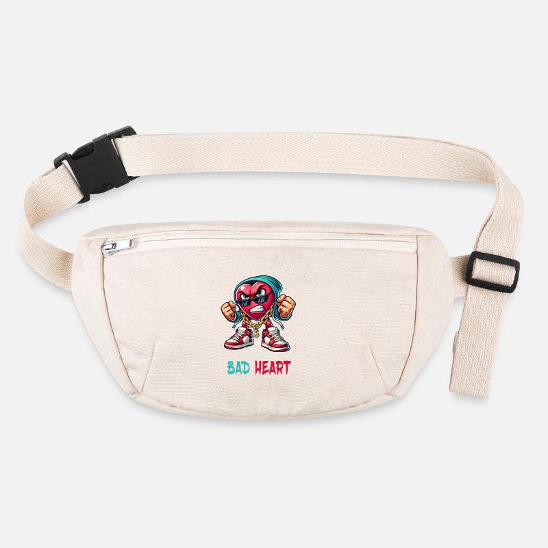 Böses Herz Design Stanley/Stella recycelte Gürteltasche