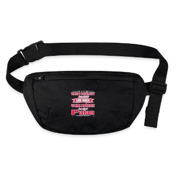 La vraie beauté vient de Palau Design - Sac banane recyclé Stanley/Stella - noir - Devant