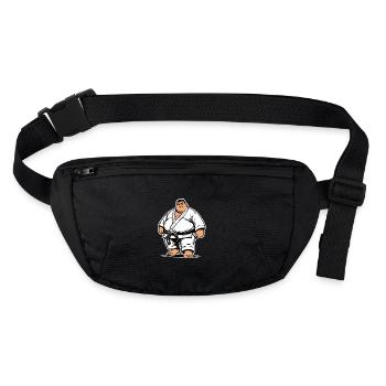 Gros artiste martial - Sac banane recyclé Stanley/Stella - noir - Devant