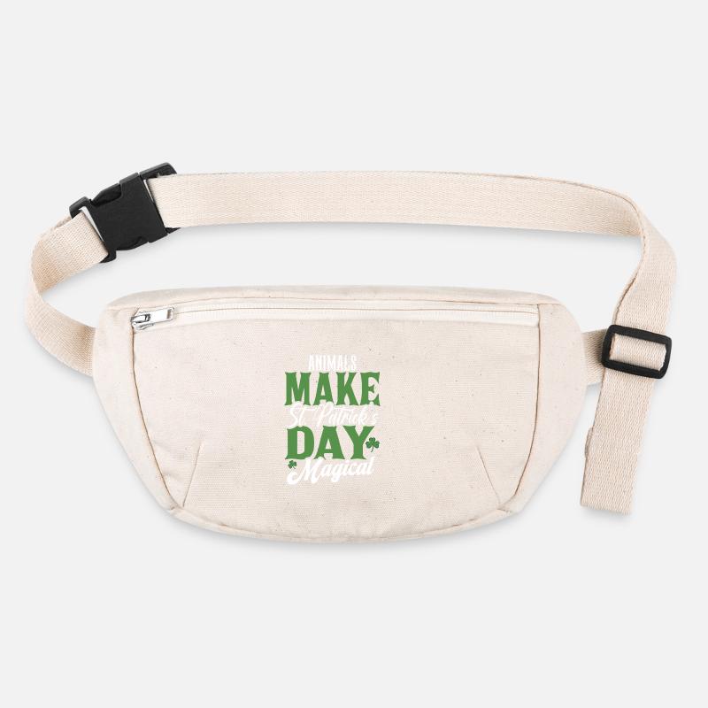 Animals Make St Patrick's Day Magical Stanley/Stella recycled Hip Bag 