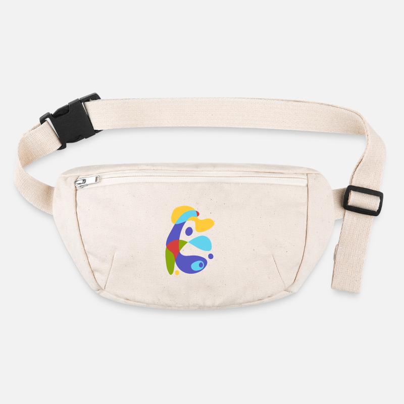 vintage abstract creature Stanley/Stella recycled Hip Bag 