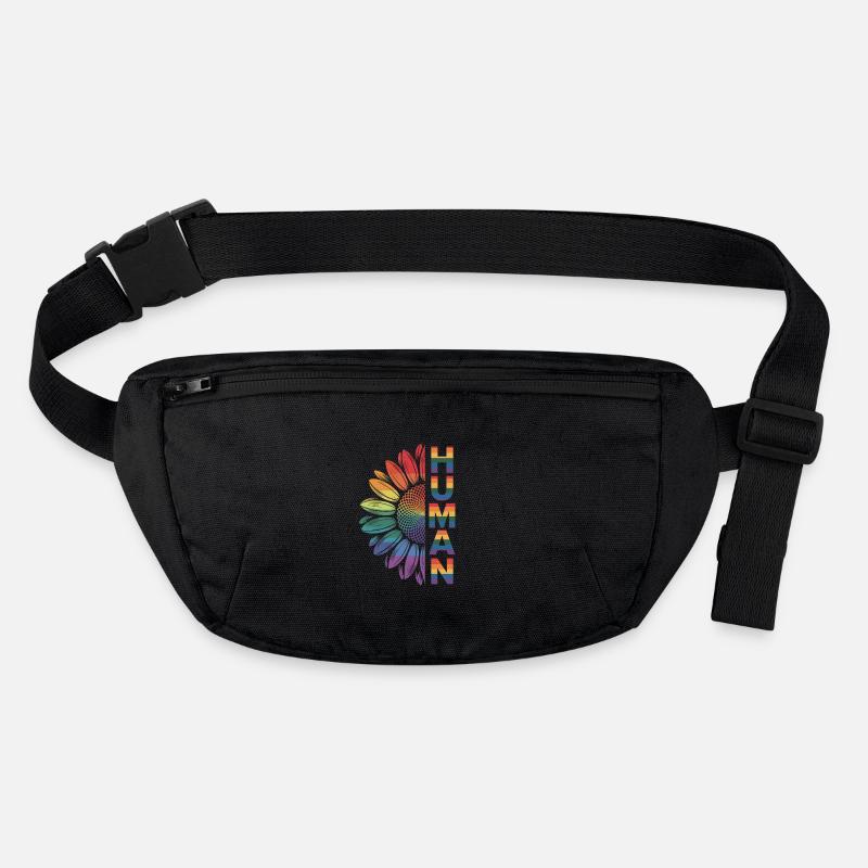Mensch: Regenbogen der Vielfalt Stanley/Stella recycelte Gürteltasche
