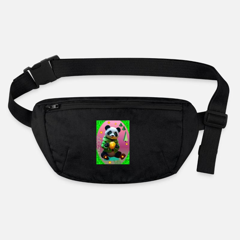 Futuristischer Panda Stanley/Stella recycelte Gürteltasche