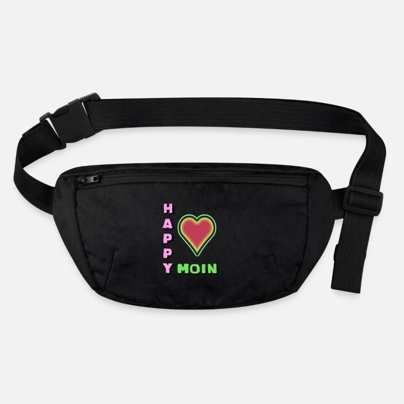Moin | Heart Welcome Northern Germany Coast North Stanley/Stella recycled Hip Bag 