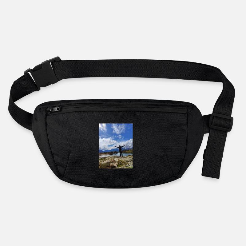 Triumphal summit at the top Stanley/Stella recycled Hip Bag 