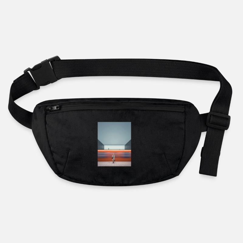 Femme En Robe Rayée Attendant Sac banane recyclé Stanley/Stella