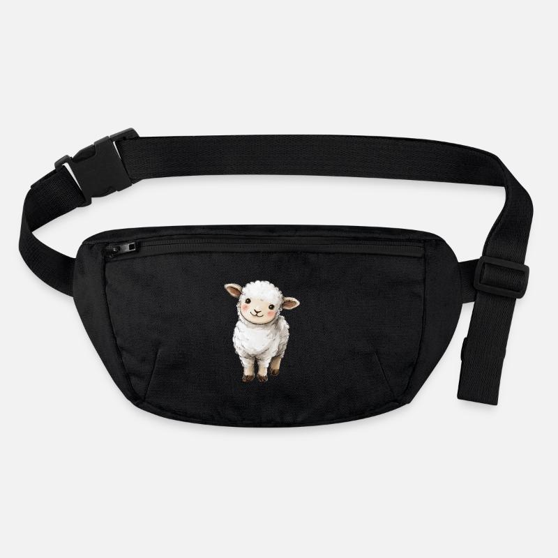 Süßes Baby Schaf Stanley/Stella recycelte Gürteltasche