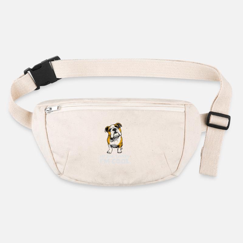 Bouledogue qui dit que mon chien pense que je suis cool Sac banane recyclé Stanley/Stella