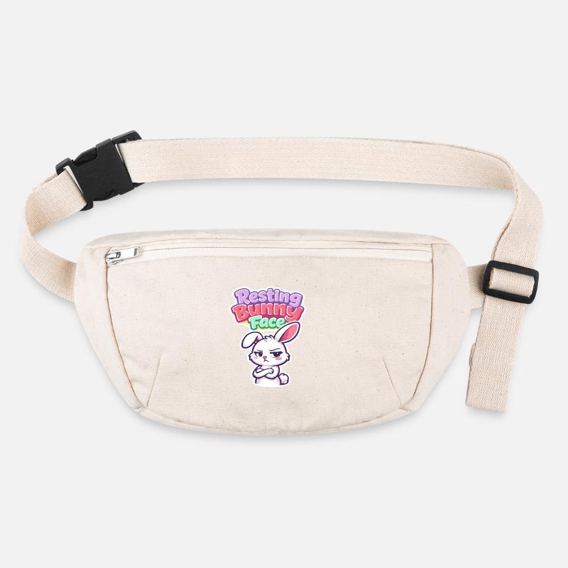 Resting Bunny Face Ostern Spruch lustig Stanley/Stella recycelte Gürteltasche
