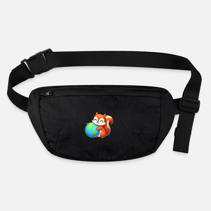 Eichhörnchen für Umweltschutz & Naturschutz Stanley/Stella recycelte Gürteltasche