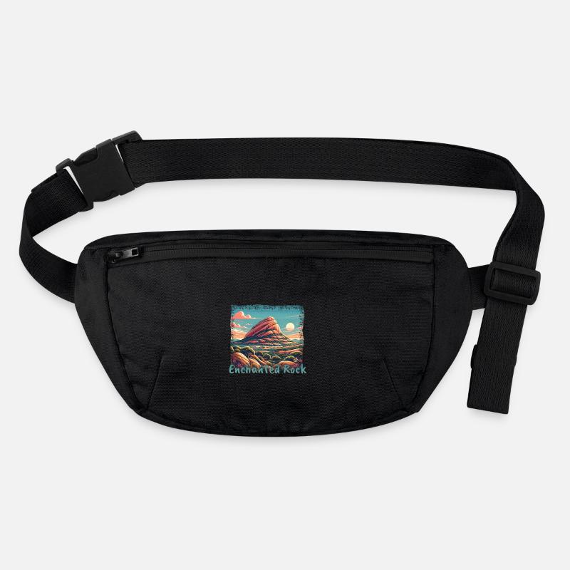 Enchanted Rock Texas Grunge Mountains Stanley/Stella recycled Hip Bag 