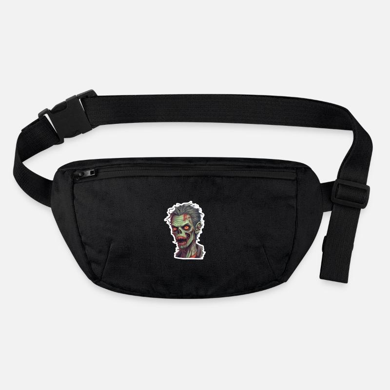 Zombie - Stanley/Stella recycled Hip Bag  - black