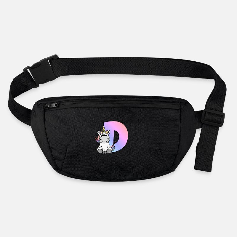 Einhorn Buchstabe D Stanley/Stella recycelte Gürteltasche