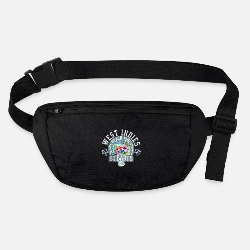 Beach time St Barts west indies Stanley/Stella recycled Hip Bag 