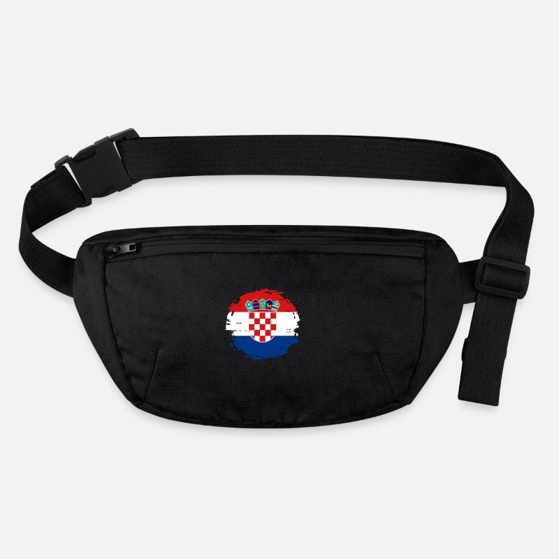 Croatia flag Adriatic Zagreb Croatian flag Stanley/Stella recycled Hip Bag 