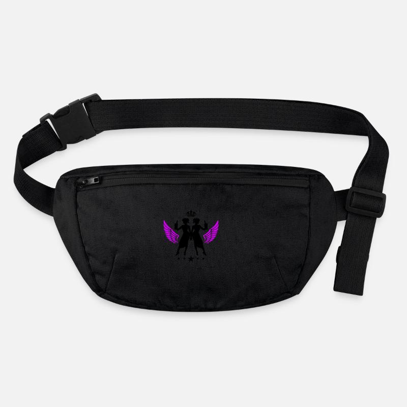 Drunk Silhouette Celebrating Party Girl Stanley/Stella recycled Hip Bag 
