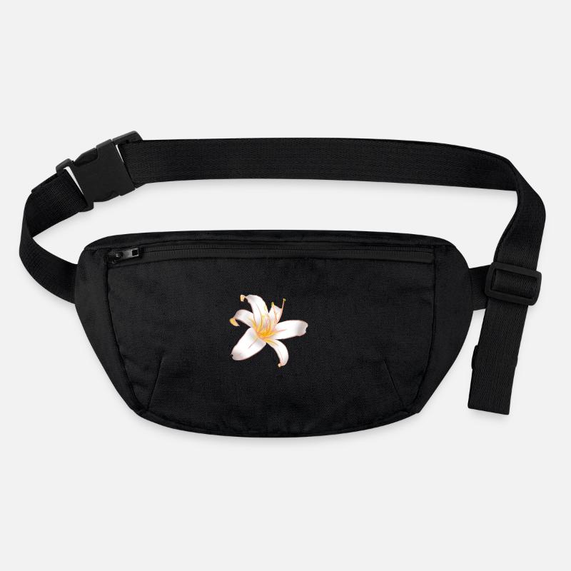 WHITE LILY - Stanley/Stella recycled Hip Bag  - black