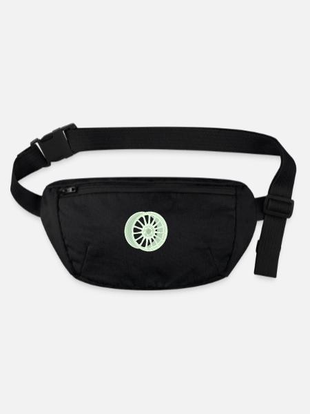 Rim - Stanley/Stella recycled Hip Bag  - black - Front