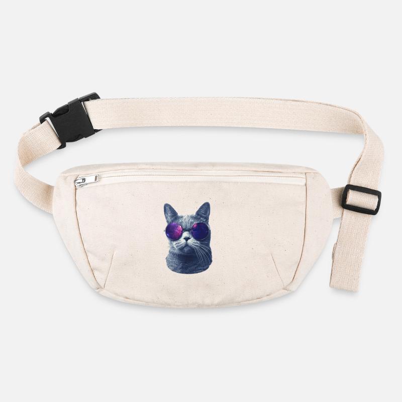 chat dans des lunettes Sac banane recyclé Stanley/Stella
